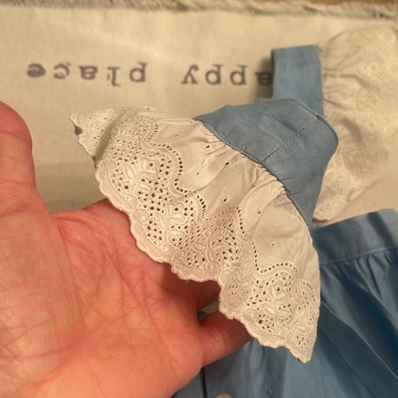 Vintage Child’s  Pinafore/ cotton/ Handmade - Picture 11 of 14